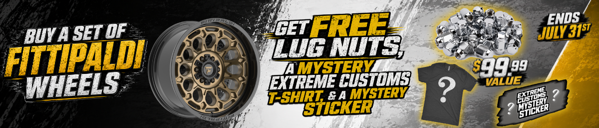 Buy Fittipaldi - Get Free Lugs, Mystery Tee, And Decal!